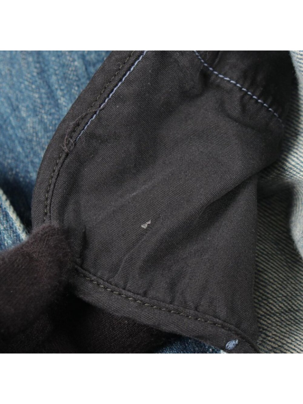 Chanel Denim Coat CC Logo Button - Picture 9 of 14